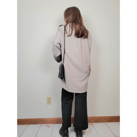 H&M Envelope Crossbody Bag Faux Leather Black - Picture 3 of 12